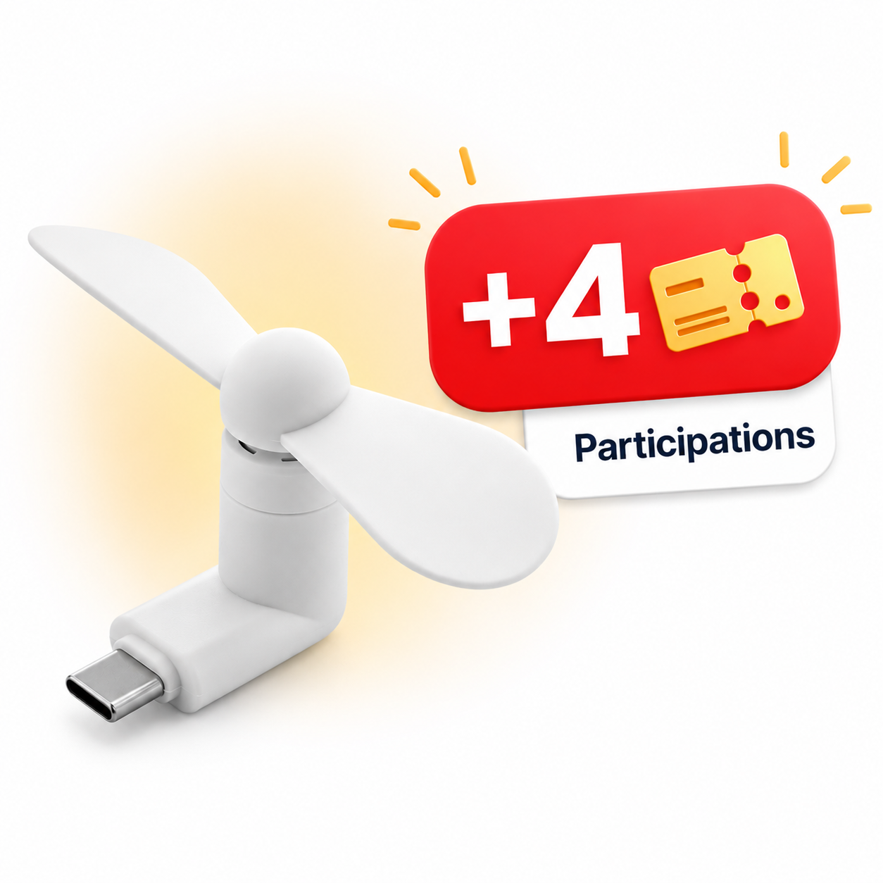 Pack Mistral — ventilateur USB-C
